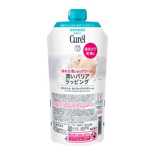 花王　キュレル　バスタイム　モイストバリアクリーム　つけかえ用　310g