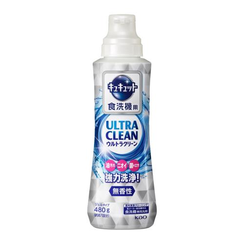 花王　食器洗い乾燥機専用キュキュット　ウルトラクリーン　無香性　本体　480g