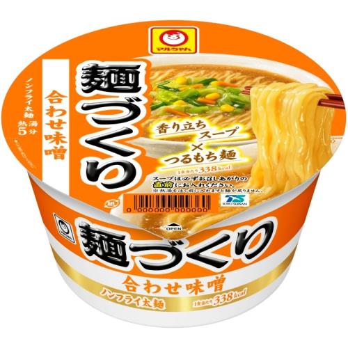 東洋水産　マルちゃん　麺づくり　合わせ味噌　104g×12個セット【1月7日までの期間特売】