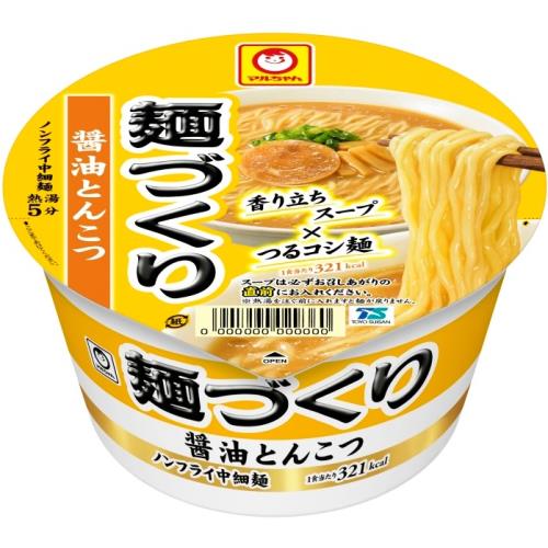 東洋水産　マルちゃん　麺づくり　醤油とんこつ　91g×12個セット【1月7日までの期間特売】