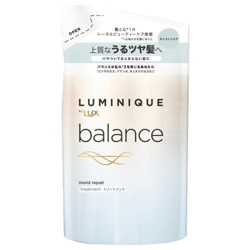 ユニリーバ　ラックス　ルミニーク　バランス　モイストリペア　トリートメント　つめかえ用　350g