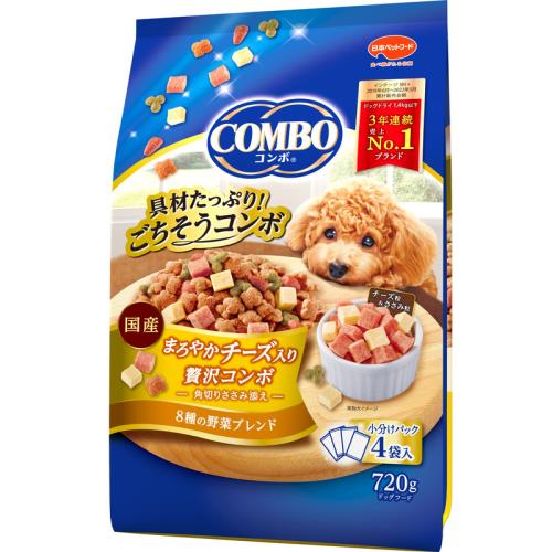 日本ペットフード　コンボドッグ　まろやかチーズ入り　720g