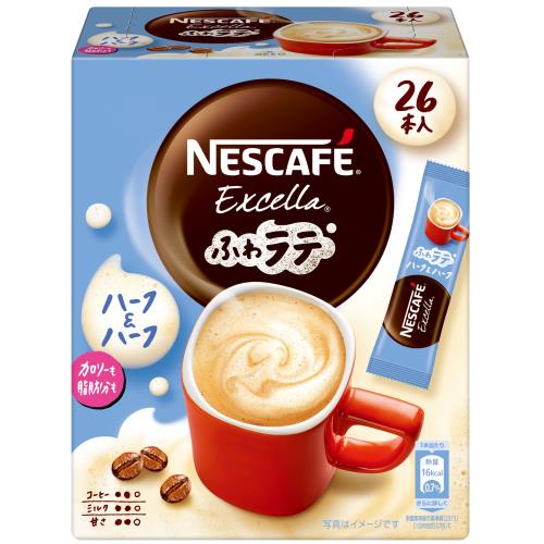 ネスレ日本　エクセラ　ふわラテハーフ&ハーフ　26本入×6個セット