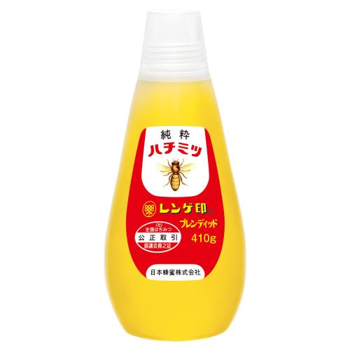 日本蜂蜜　レンゲ印　純粋ハチミツ　410g×5個セット