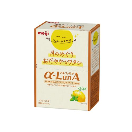 明治　フェムニケアα-LunA顆粒レモンミント風味　20本