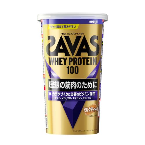 明治　ザバス　ホエイプロテイン100　ミルクティー風味　280G