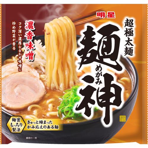 明星　麺神　濃香味噌　116g×10個セット