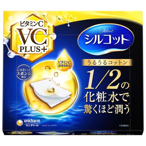 ユニ・チャーム　シルコット　うるうるコットンビタミンC　40枚