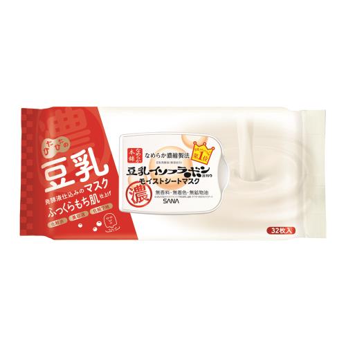 常盤薬品工業　サナ　なめらか本舗　豆乳イソフラボン含有のモイストシートマスク　32枚入り(319ML)　フェイスマスク