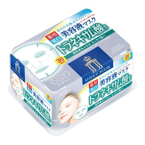 コーセーコスメポート　クリアターン　エッセンスマスク　トラネキサム酸　30回分　美容液マスク【11月5日までの期間特売】