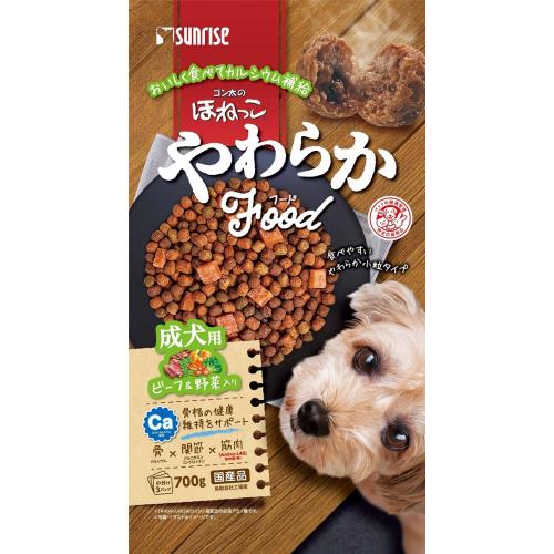 マルカン　やわらかフード　ビーフ&野菜　成犬用　700g