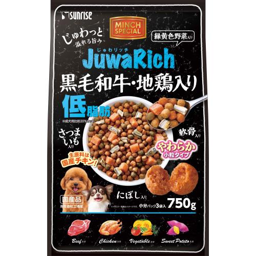 マルカン　じゅわリッチ　黒毛和牛・地鶏入り　低脂肪　750g