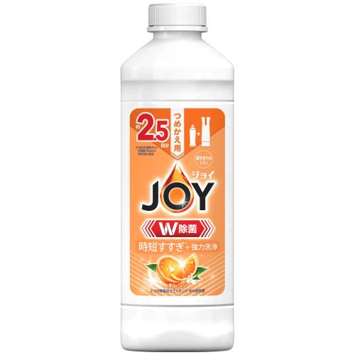 P&G　ジョイ　W除菌　食器用洗剤　オレンジ　詰め替え　325mL
