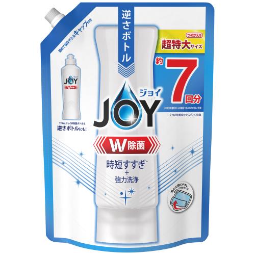 P&G　ジョイ　W除菌　食器用洗剤　さわやか微香　詰め替え　超特大　910mL