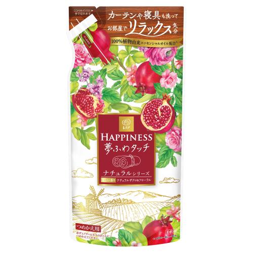 P&G　ジャパン　レノアハピネス　夢ふわタッチ　ナチュラルザクロ&フローラル　詰替え　400mL [P&Gまとめ買いCP]