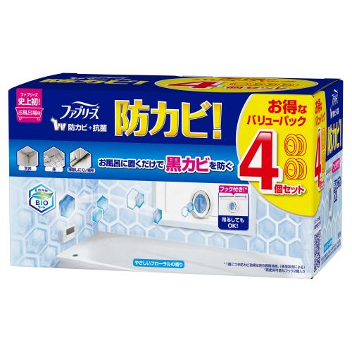 P&G　ファブリーズお風呂防カビ　フローラル4個セット