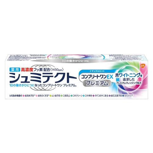 アース製薬　シュミテクト　コンプリートワンEX　プレミアム　ナチュラルミント　1450ppm　90g