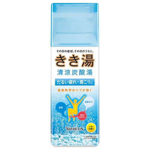 バスクリン　きき湯清涼炭酸湯レモン本体　360G
