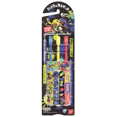 バンダイ　ハブラシ3本セットスプラトゥーン3　3本【1月7日までの期間特売】