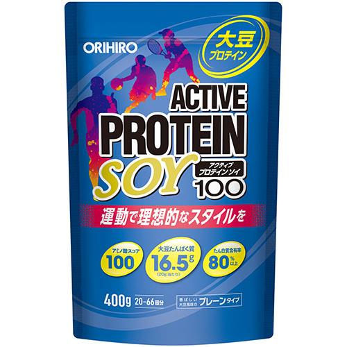 オリヒロ　アクティブ　プロテイン　ソイ　100　400g