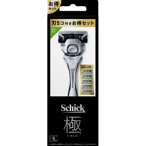 シック　極コンボパック敏感肌用　替刃5個付