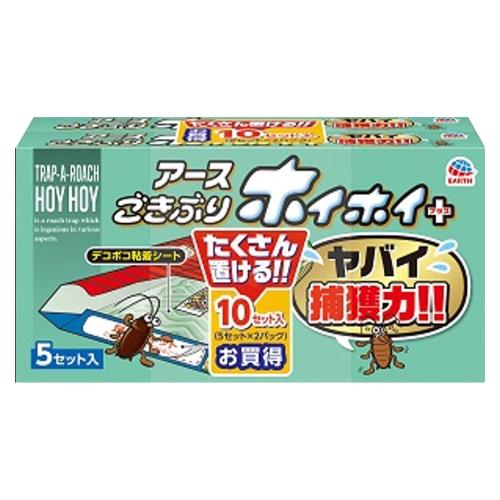 アース製薬　ごきぶりホイホイ+5枚　2個