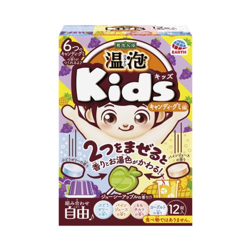 アース製薬　温泡　ONPO　KIDSキャンディグミ編　11錠
