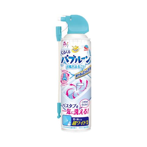 アース製薬　らくハピ　くるくるバブルーンお風呂　360ML