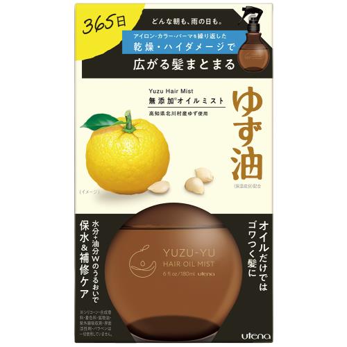 ウテナ　ゆず油　無添加オイルミスト　180ML　ヘアスタイリング