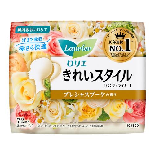 花王　ロリエ　きれいスタイル　プレシャスブーケの香り　72コ入