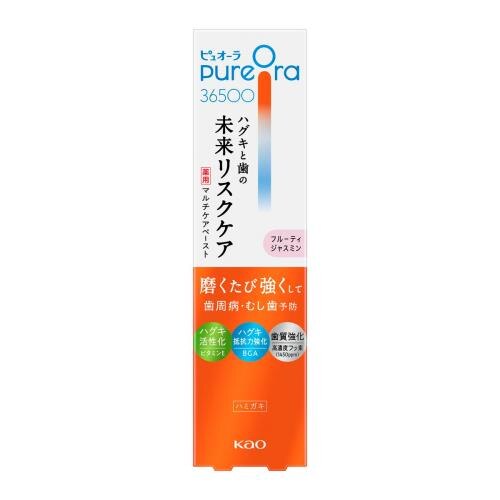 花王　PureOra36500　薬用マルチケアペーストハミガキ　フルーティジャスミン　85g
