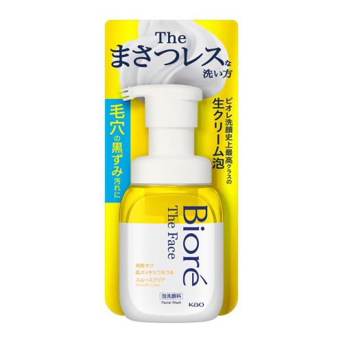 花王　ビオレ　ザフェイス　泡洗顔料　スムースクリア　本体　200ml【1月7日までの期間特売】