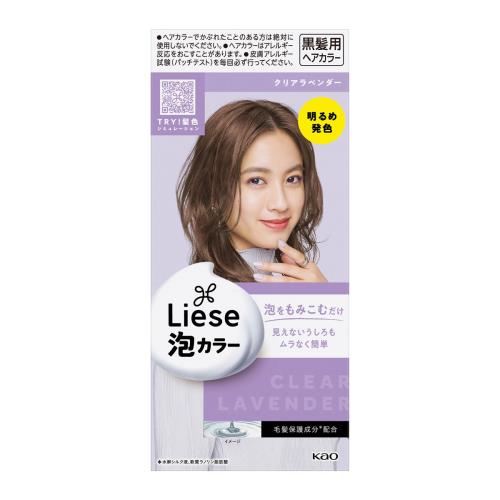 花王　リーゼ　泡カラー　クリアラベンダー　108ml