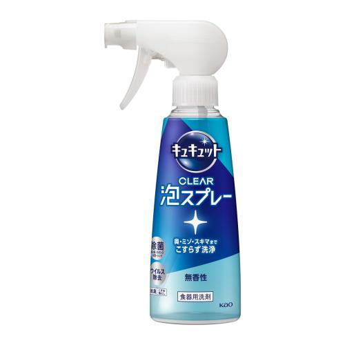 花王　キュキュット　クリア泡スプレー　無香本体　280ml