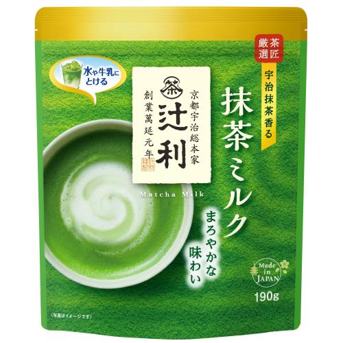 片岡物産　辻利抹茶ミルク　190g×6個セット