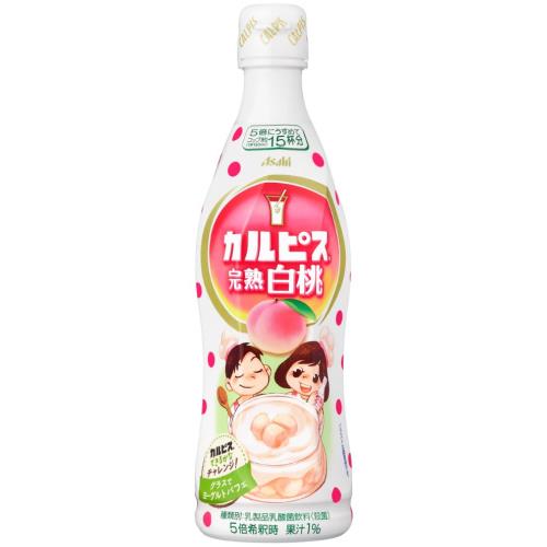 アサヒ飲料　カルピス　完熟白桃　470ml×6個セット