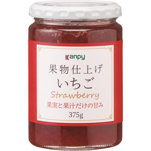 加藤産業　カンピー　果物仕上げいちご　375g×3個セット