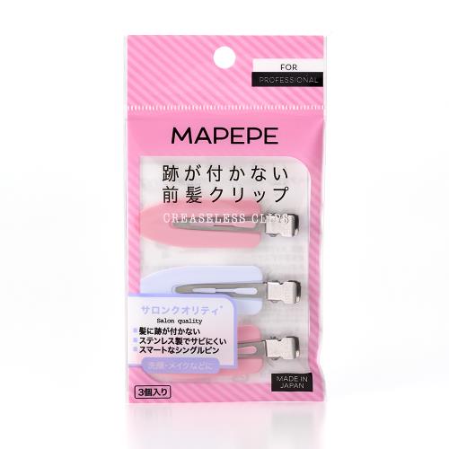 シャンティ　マペペ　跡が付かない前髪クリップ　PK&WH