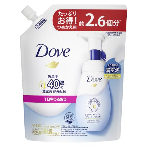 ユニリーバ　ダヴ　ビューティ　モイスチャー　クリーミー泡洗顔料詰替　320ml