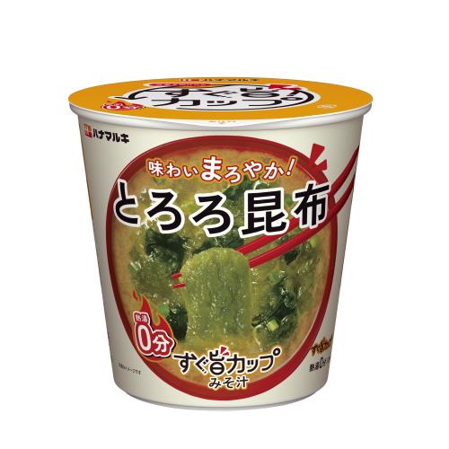 ハナマルキ　すぐ旨カップ　みそ汁　とろろ昆布　1食×6個セット