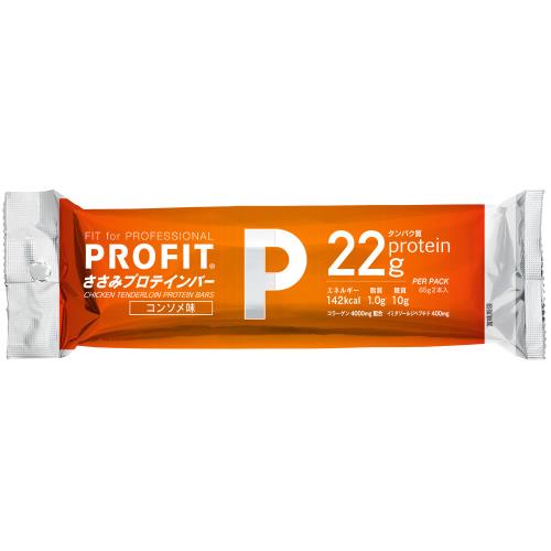 丸善　PROFIT　ささみプロテインバー　コンソメ味　65g2本入り