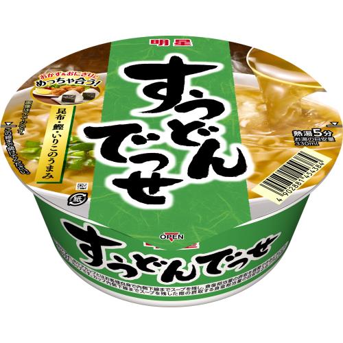 明星　すうどんでっせ　67g×12個セット
