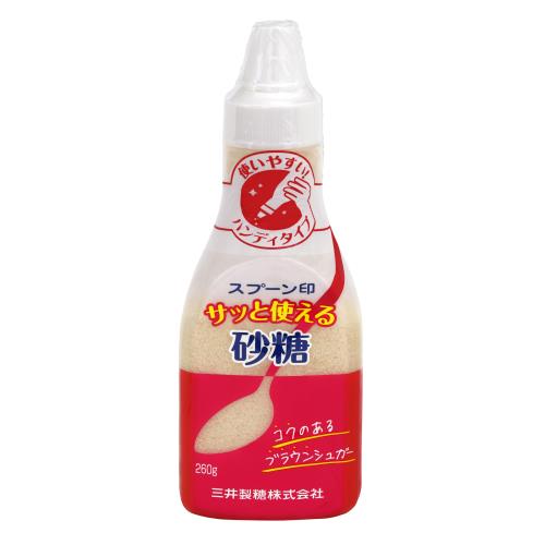 DM三井製糖　スプーン印　サッと使える砂糖ボトル　260g×5個セット