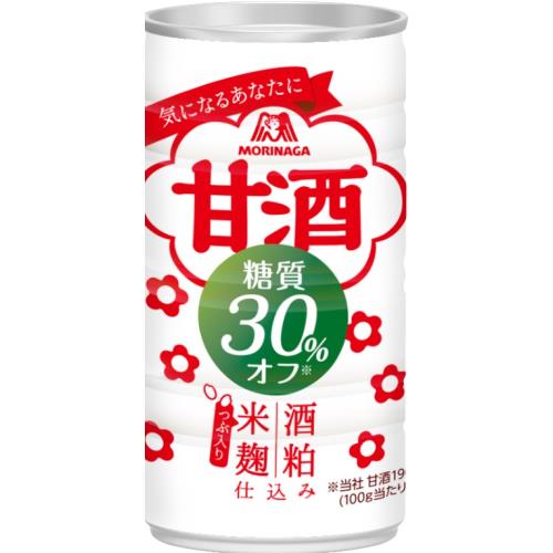 森永製菓　甘酒糖質30%オフ　185g×30個セット