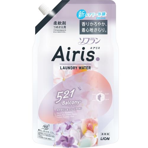 ライオン　ソフラン　エアリス　(AIRIS)　バルコニー　(BALCONY)　詰替用　850ML【ボーナスTポイント100ポイント】
