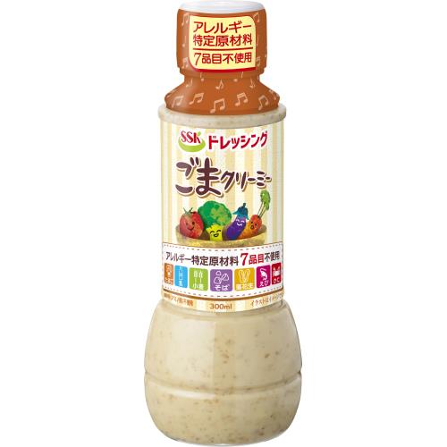 SSK　ごまクリーミードレッシング　300ml×3個セット