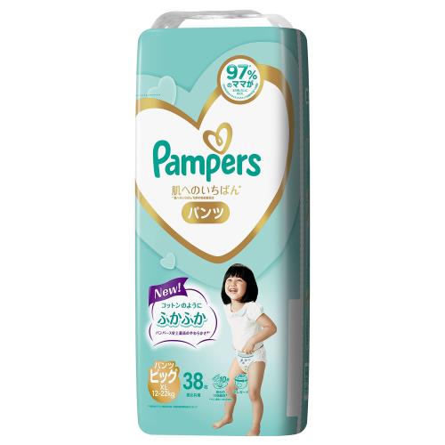 P&G　パンパース　肌いちパンツ　B　38枚×4個セット【ボーナスTポイント1200ポイント】