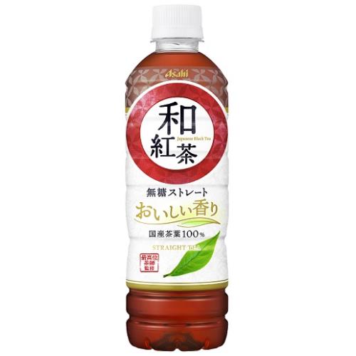 アサヒ飲料　和紅茶　無糖ストレート　500ml×24個セット