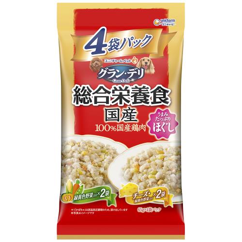 ユニ・チャーム　グラン・デリ　総合栄養食　国産　パウチ　チーズ　4袋