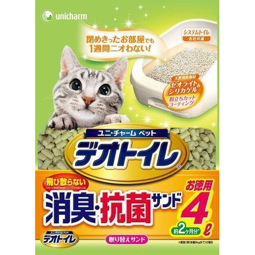 デオトイレ　飛び散らない消臭・抗菌サンド　4L【7月2日までの期間特売】